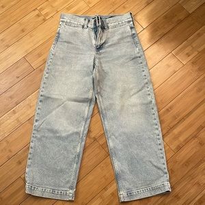 Banana Republic High-Rise Wide-Leg Crop Jeans